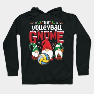 gnome pajamas volleyball Gnome Xmas cute Christmas gnome Hoodie